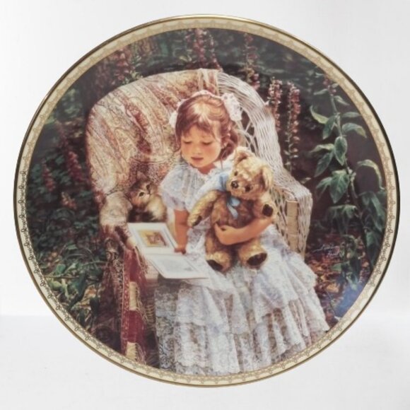 Sandra Kuck Collectors Plate - "Teddy Bear Tales" - Sugar and Spice - Picture 1 of 3